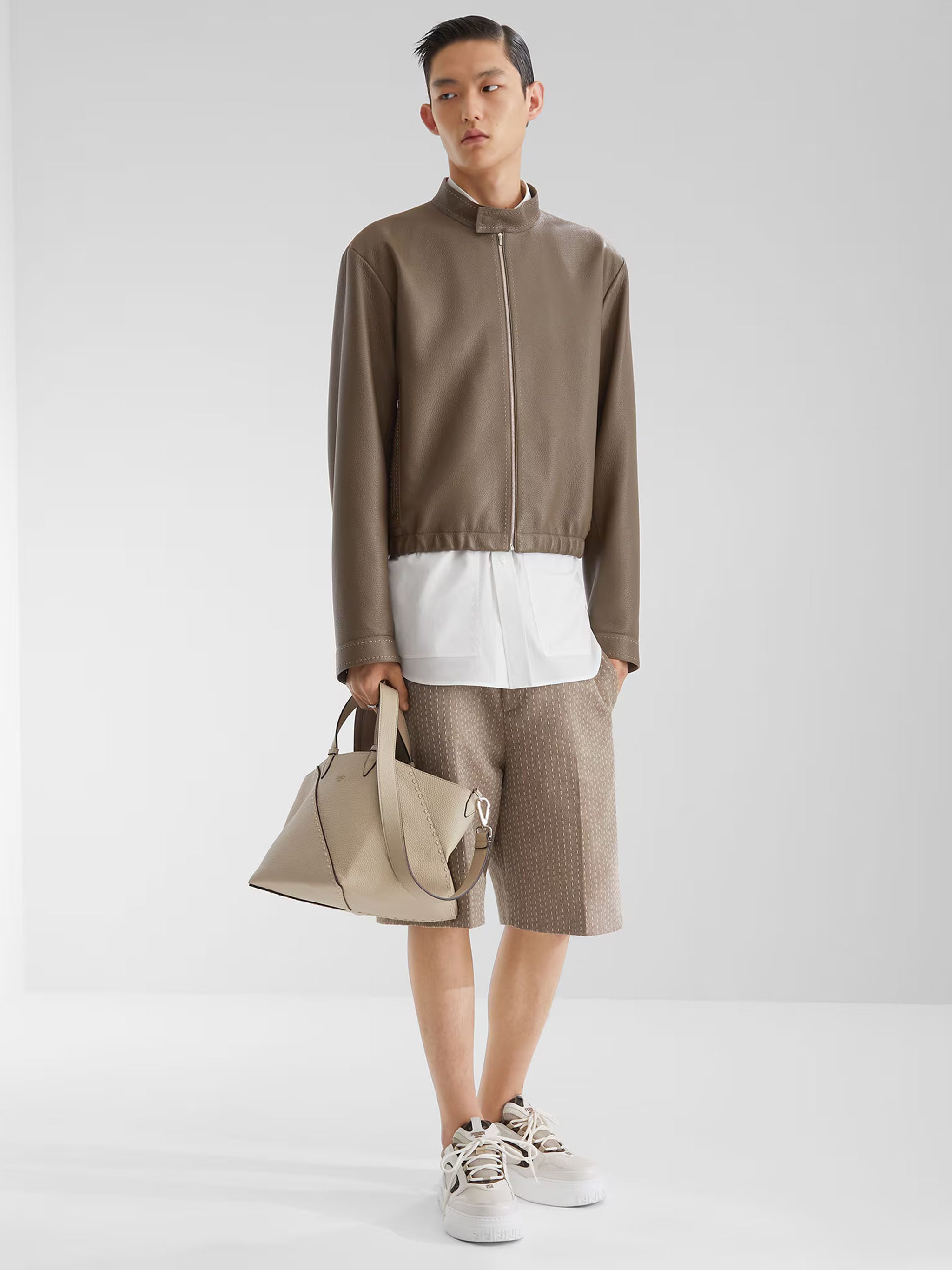 FENDI Men's Low-Top Lace-Up Sneakers