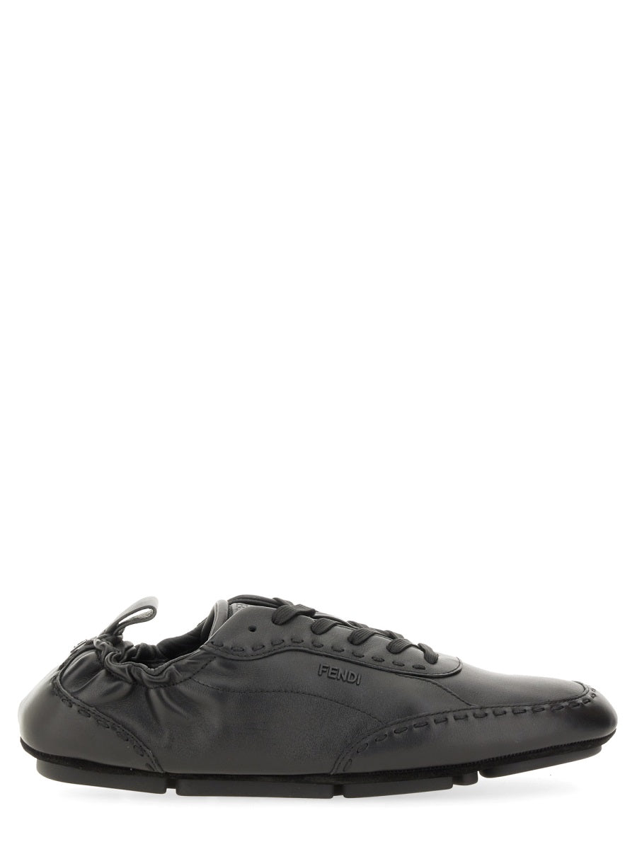 FENDI Men's Premium Leather Sneakers