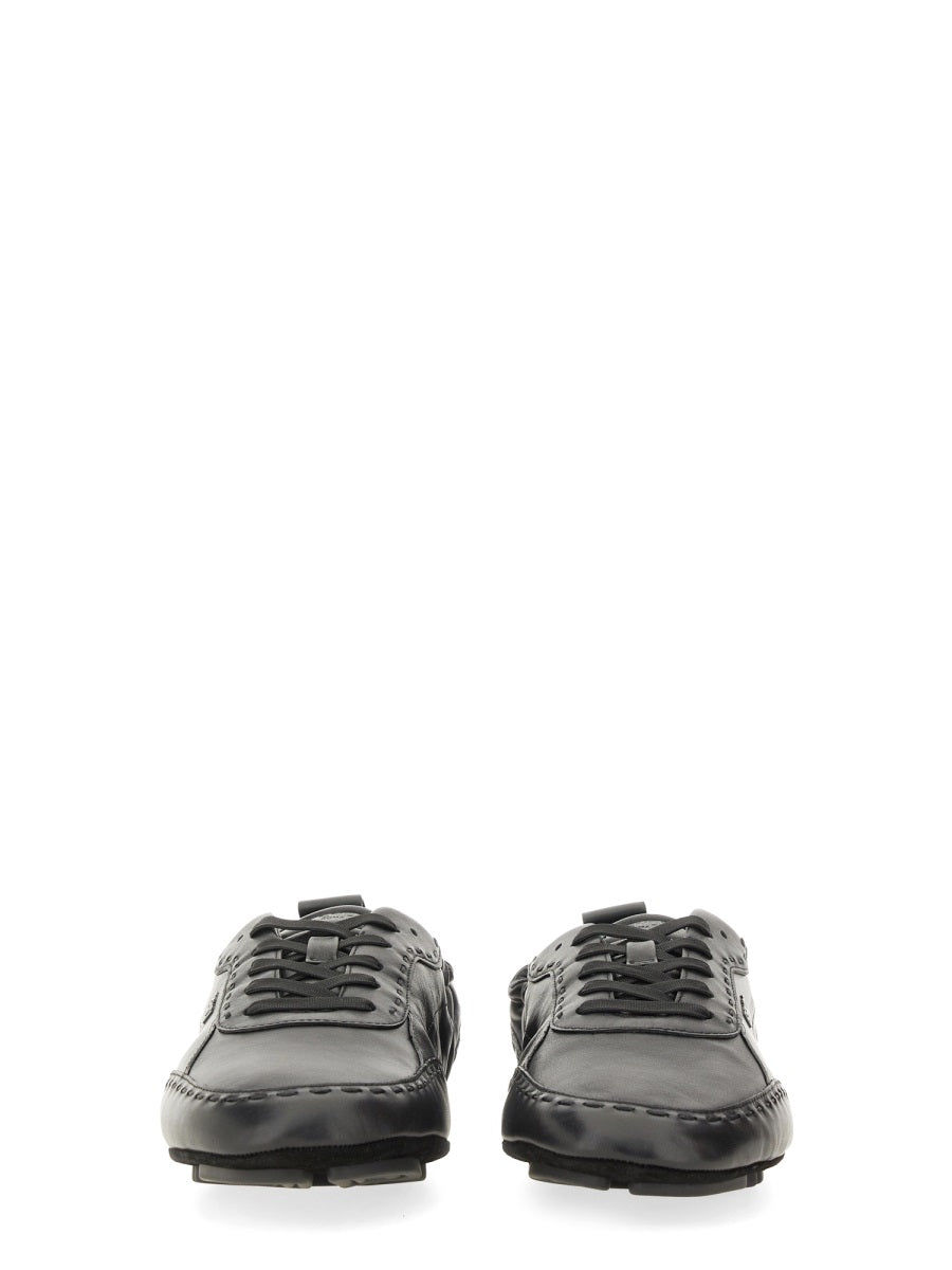 FENDI Men's Premium Leather Sneakers