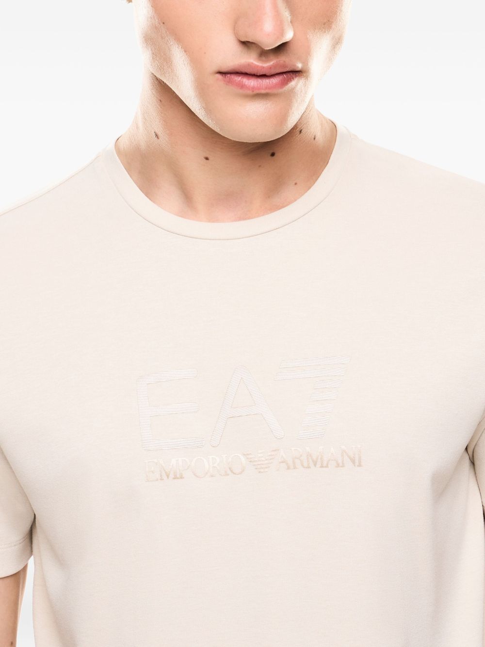 EA7 Embroidered Logo Tee - Men’s Short Sleeve