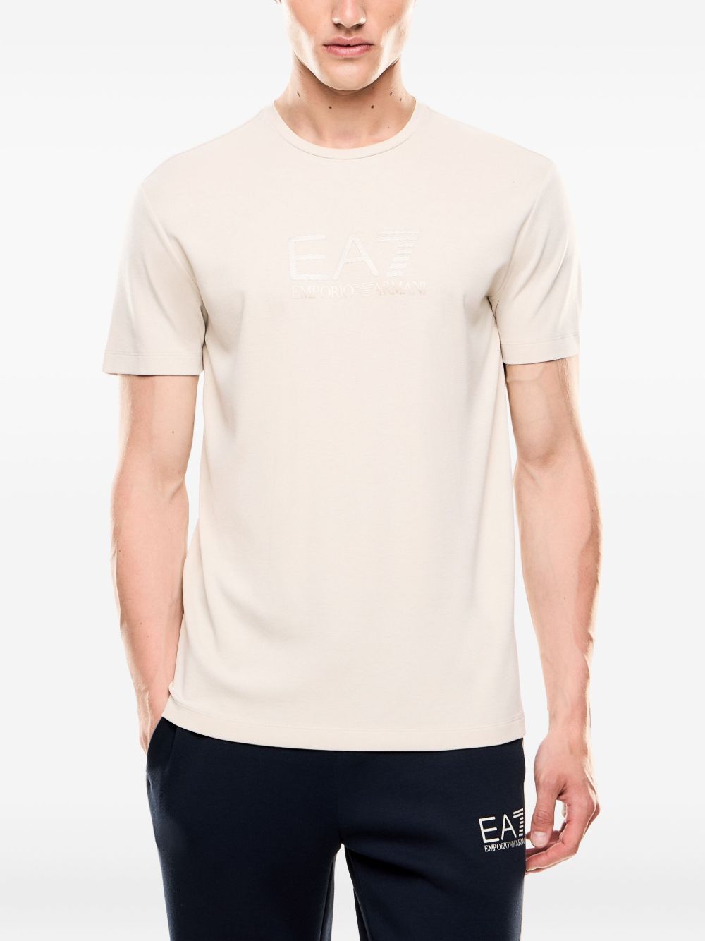 EA7 Embroidered Logo Tee - Men’s Short Sleeve