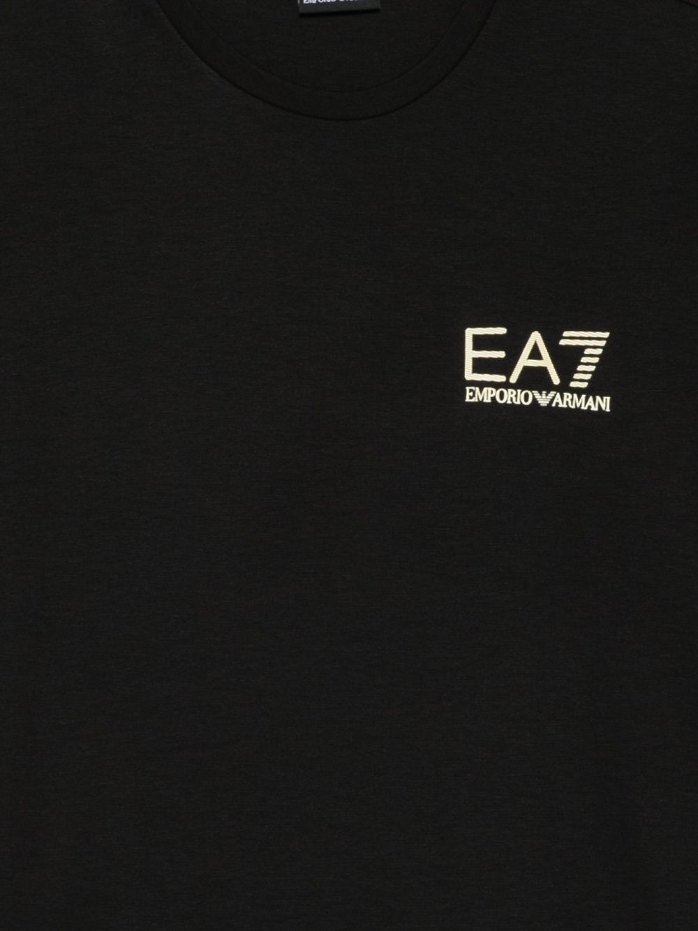 EA7 Logo Detail Long Sleeves Tee for Men