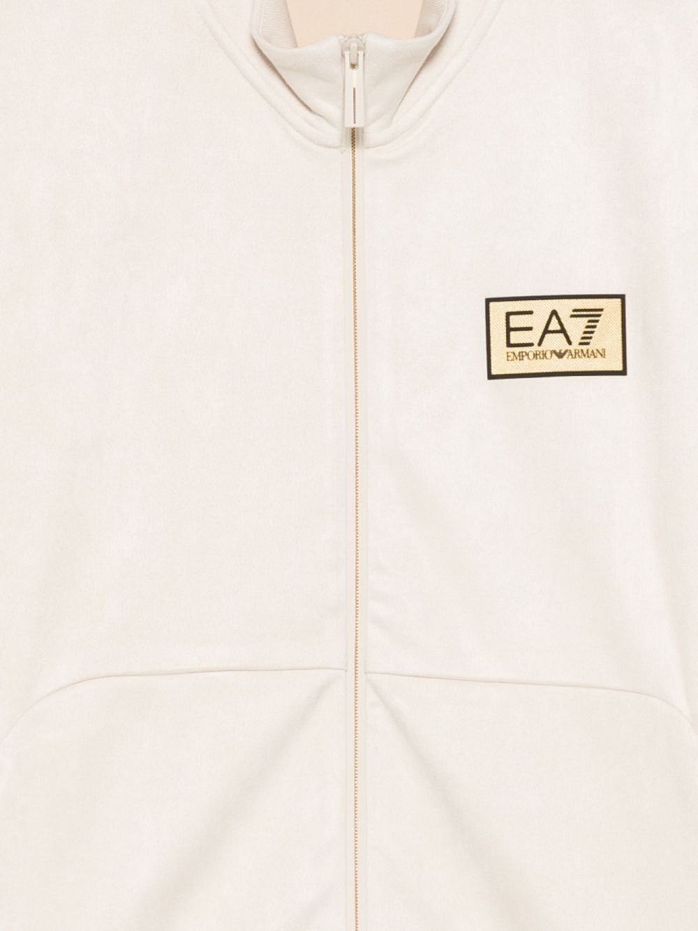 EA7 Logo Patch Zip Jacket for Men
