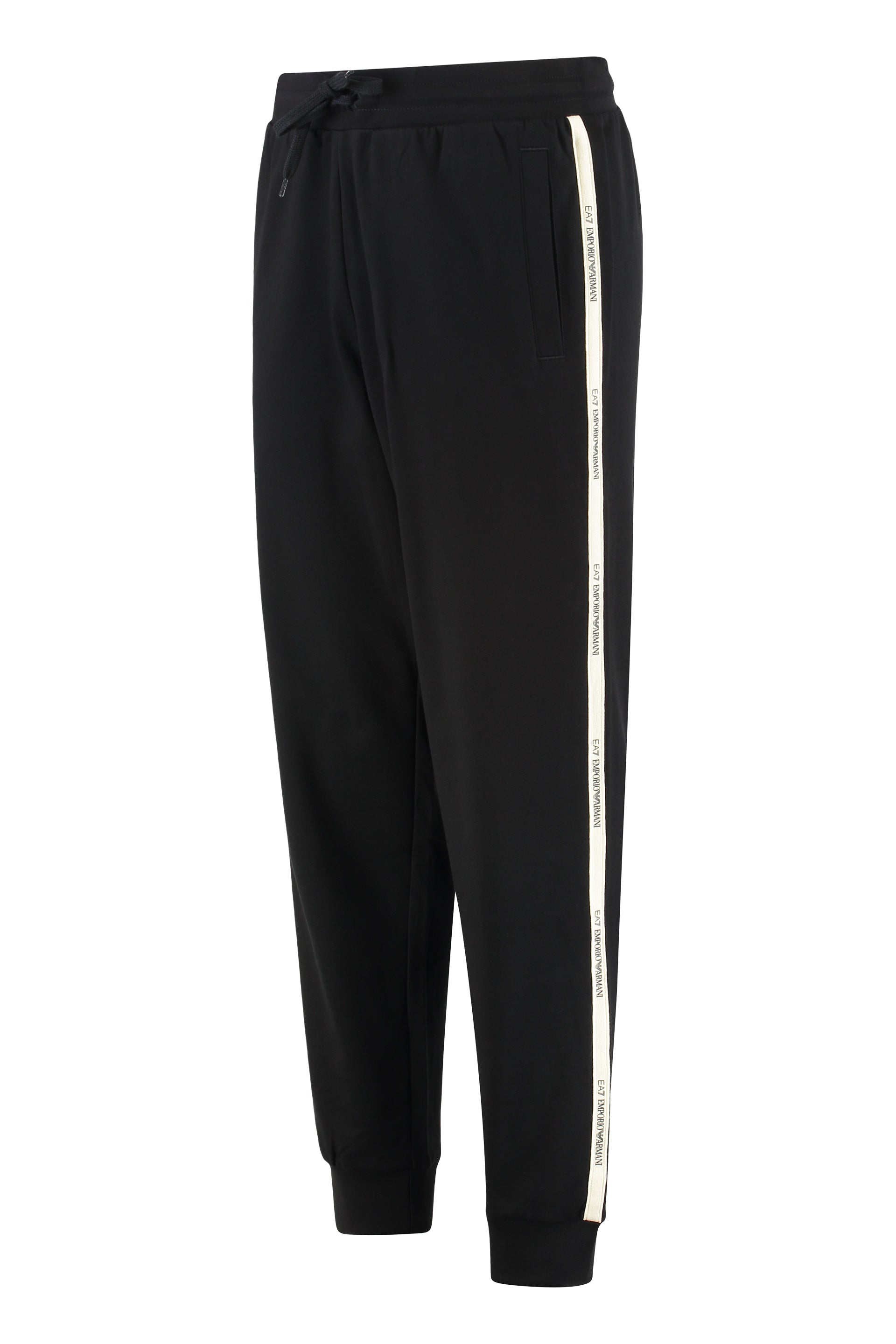 EA7 Cotton Track Pants for Men