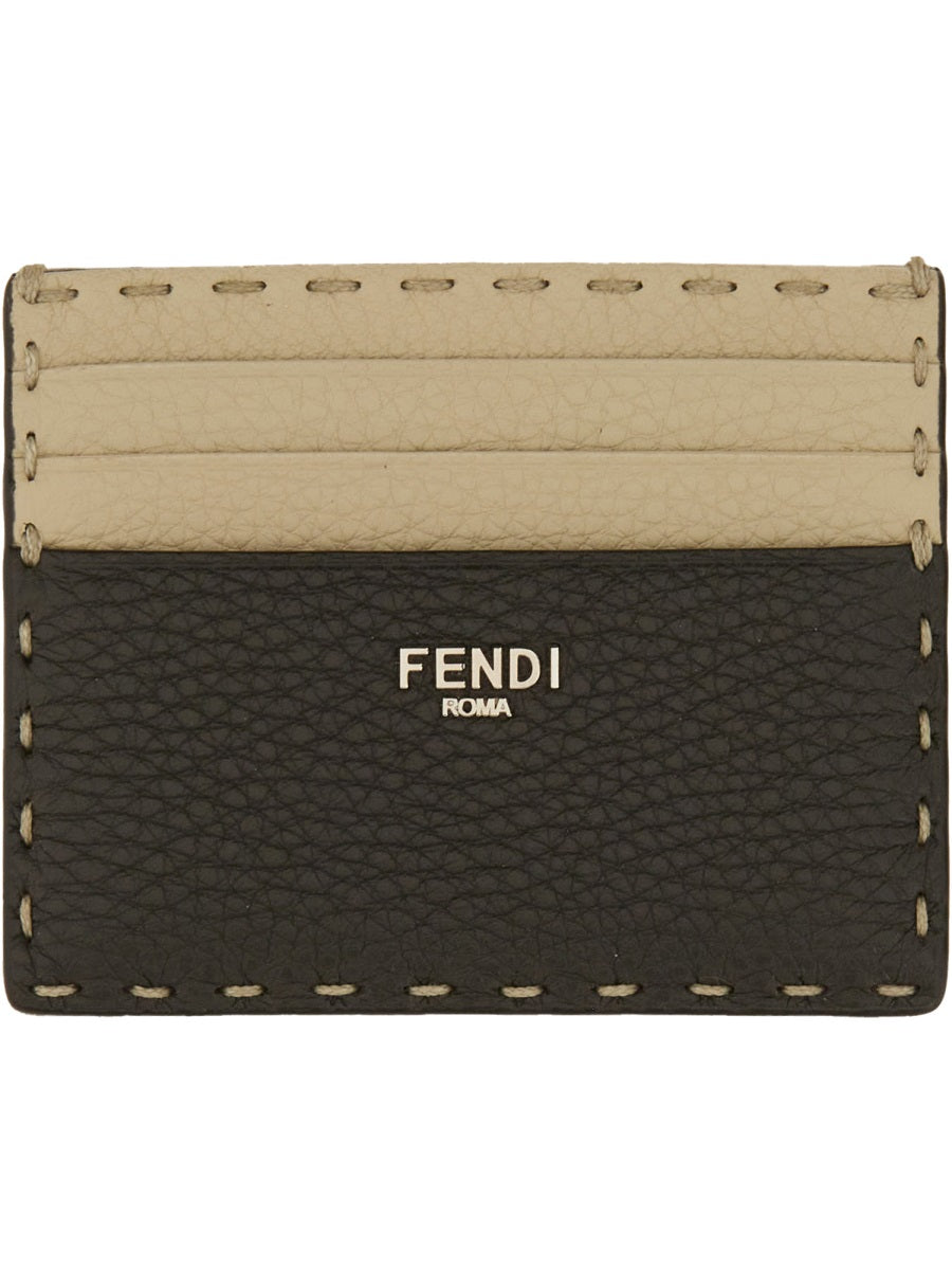 FENDI Mini Leather Card Holder