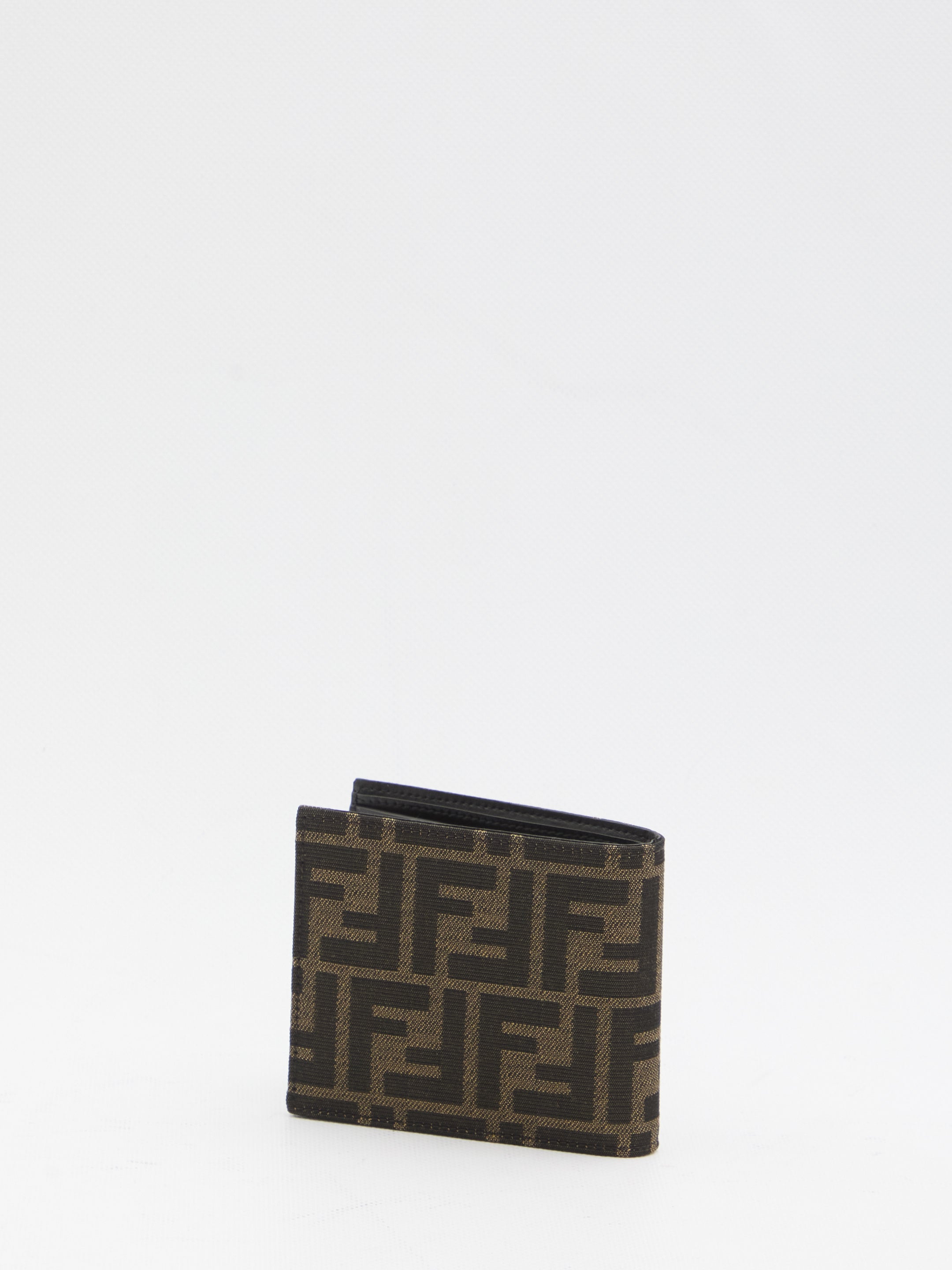FENDI Mini Jacquard Bi-Fold Wallet - FW25