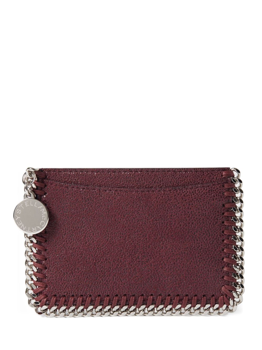 STELLA MCCARTNEY Mini Wallet with Chain-Link Trim and Logo Charm