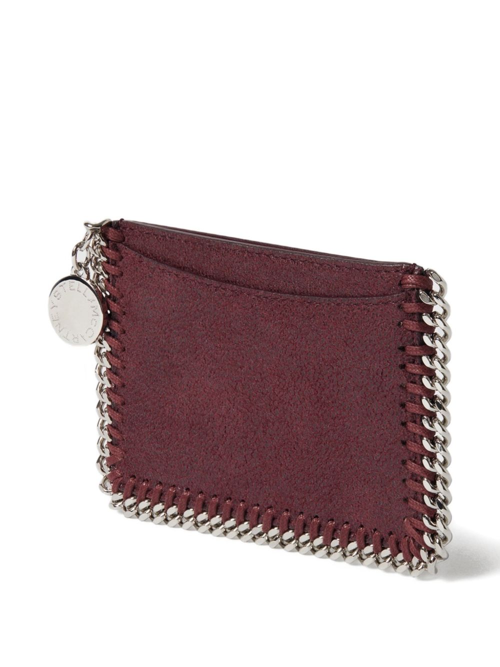STELLA MCCARTNEY Mini Wallet with Chain-Link Trim and Logo Charm