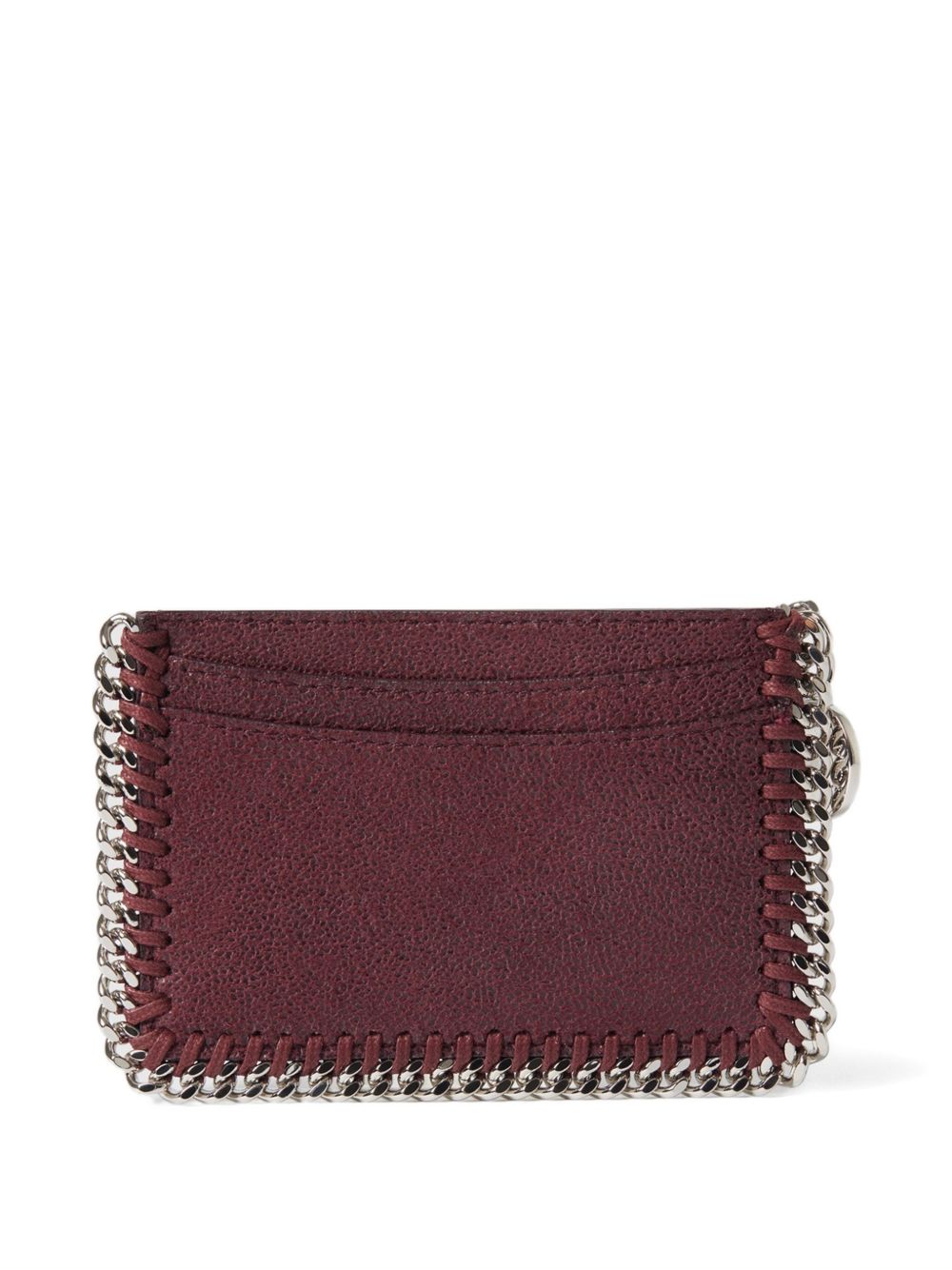 STELLA MCCARTNEY Mini Wallet with Chain-Link Trim and Logo Charm