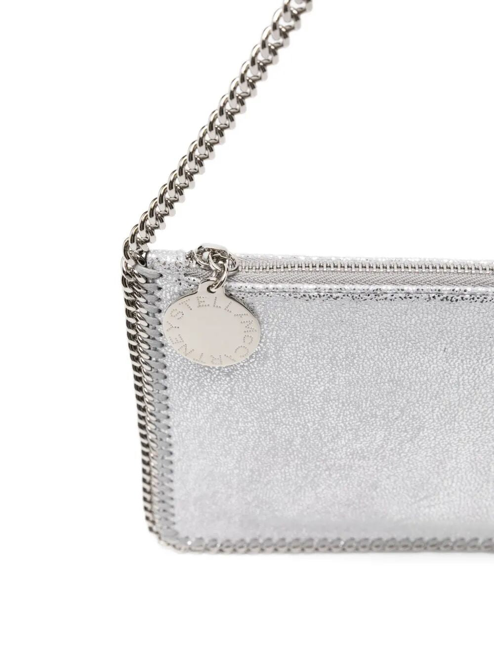 STELLA MCCARTNEY Metallic Mini Clutch Shoulder Handbag - 24 x 14.5 x 1 CM