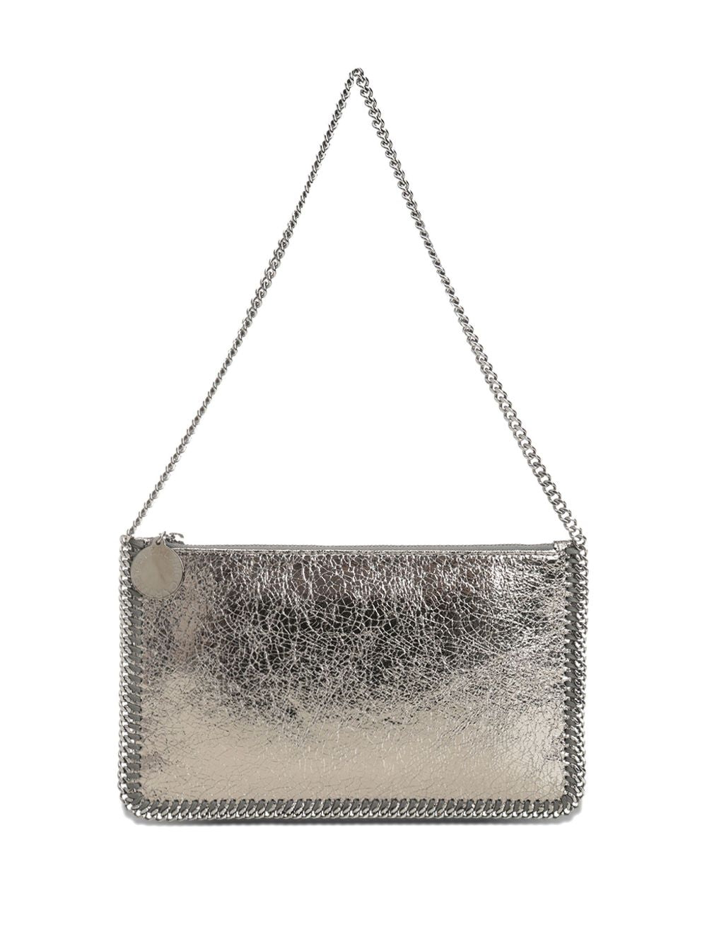 STELLA MCCARTNEY Metallic Falabella Mini Shoulder Pouch Handbag