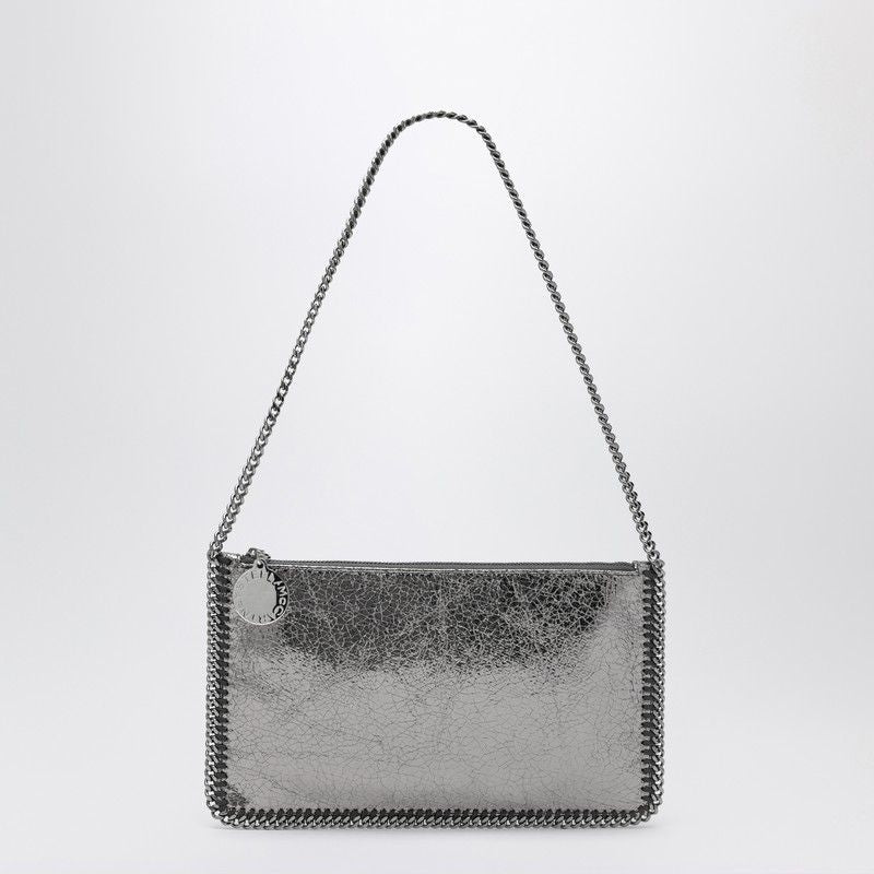 STELLA MCCARTNEY Mini Metallic Falabella Clutch with Chain