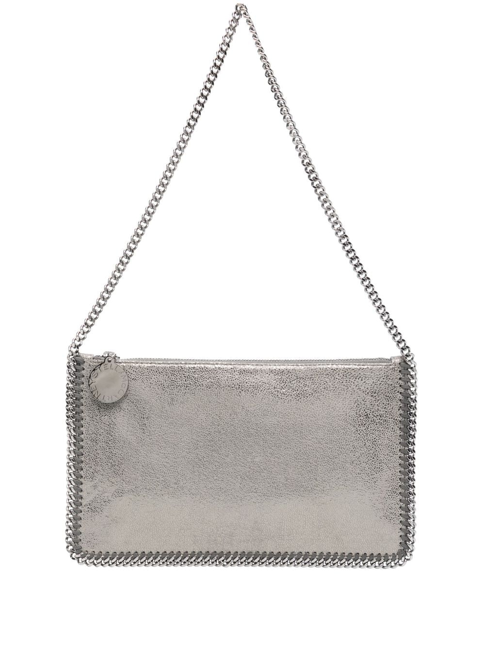 STELLA MCCARTNEY Mini Clutch with Chain-Link Shoulder Strap
