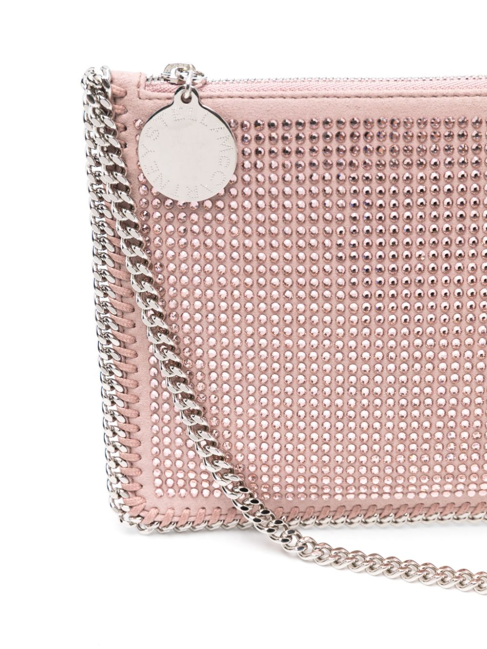 STELLA MCCARTNEY Mini Embellished Clutch with Chain Strap