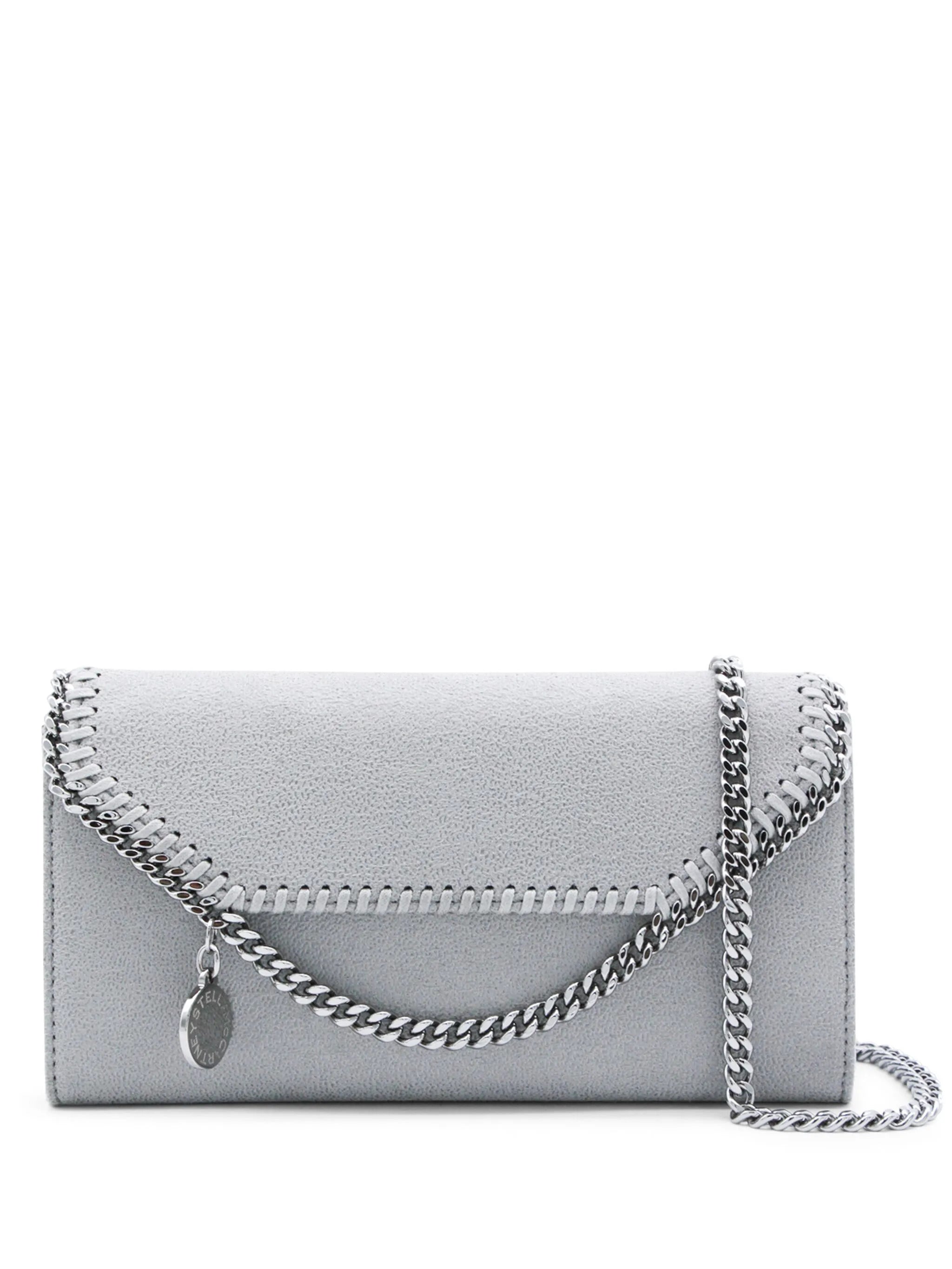 STELLA MCCARTNEY Mini Continental Wallet with Chain - 19 x 10 x 3 cm