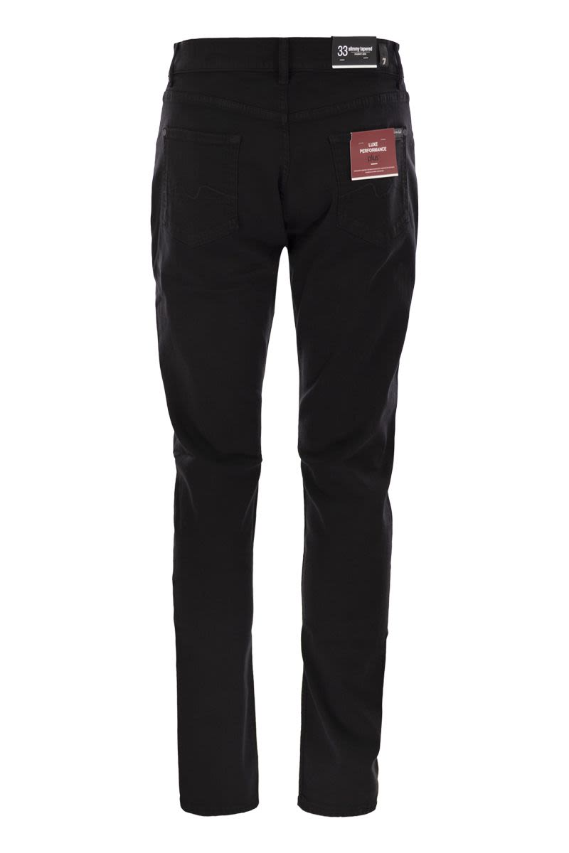 7 FOR ALL MANKIND Slimmy Tapered Medium-Waisted Jeans