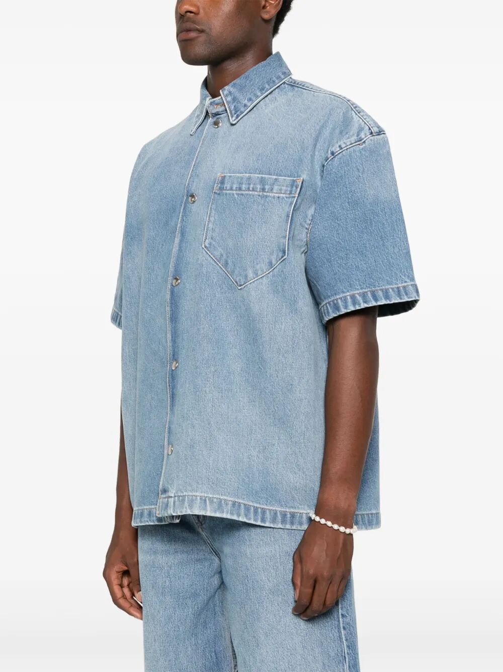 SEVEN FOR ALL MANKIND Short Sleeves Camp Mason Shirt