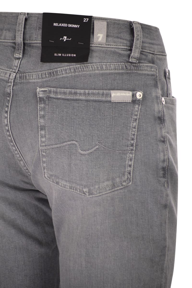 7 FOR ALL MANKIND Mid-Rise Relaxed Skinny Boyfriend Jeans