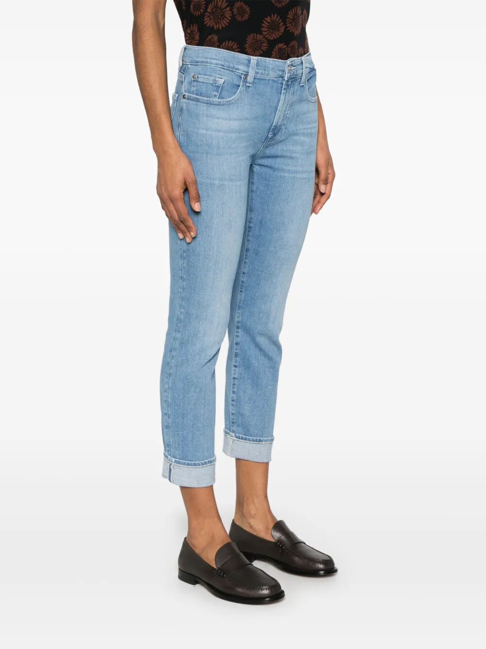7 FOR ALL MANKIND Relaxed Skinny Bloom Jeans