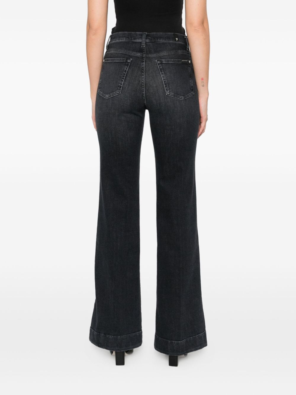 SEVEN High-Rise Flared Denim Jeans