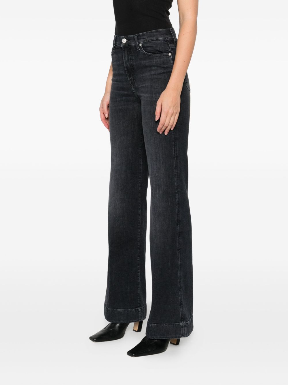 SEVEN High-Rise Flared Denim Jeans