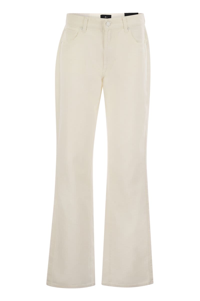 7 FOR ALL MANKIND High-Waisted Straight Leg Trousers