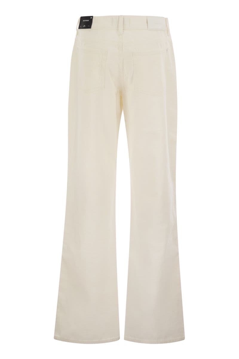 7 FOR ALL MANKIND High-Waisted Straight Leg Trousers