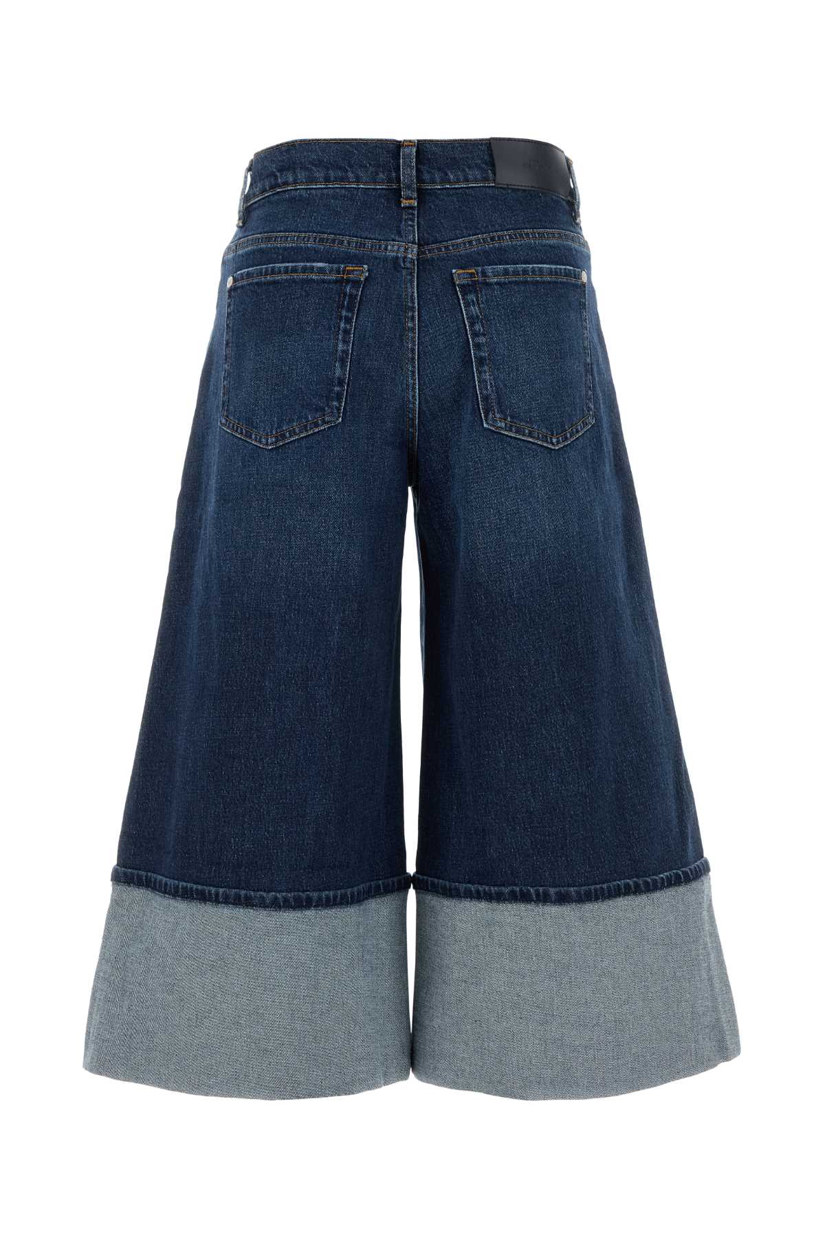 SEVEN Wide-Leg Culotte Jeans with Stylish Cuff - Women