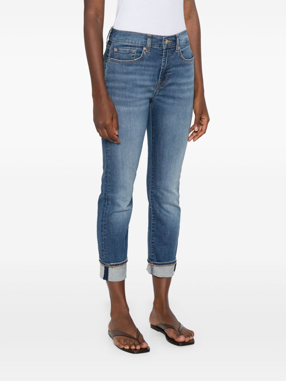 SEVEN Womens Skinny Denim Jeans