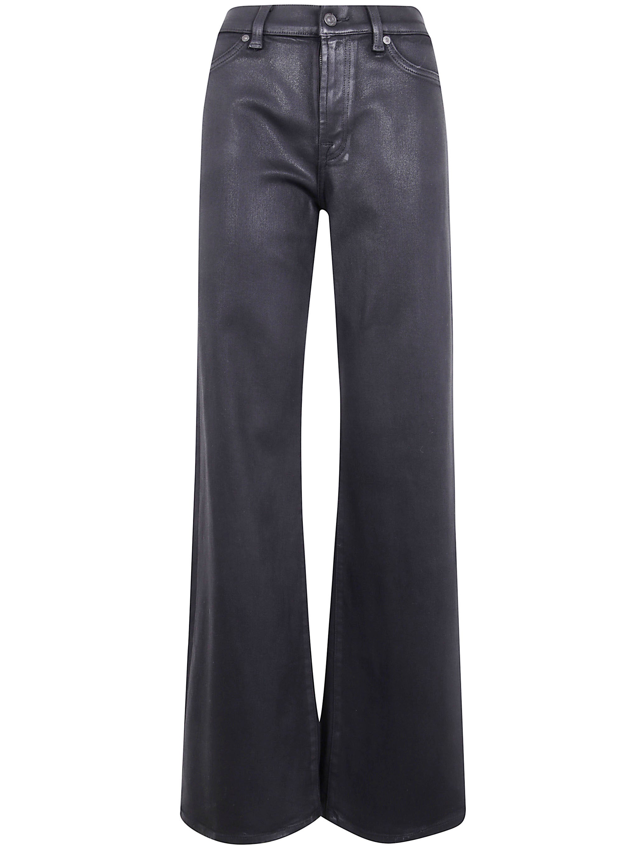SEVEN WOMEN'S BLACK STRETCH DENIM JEANS