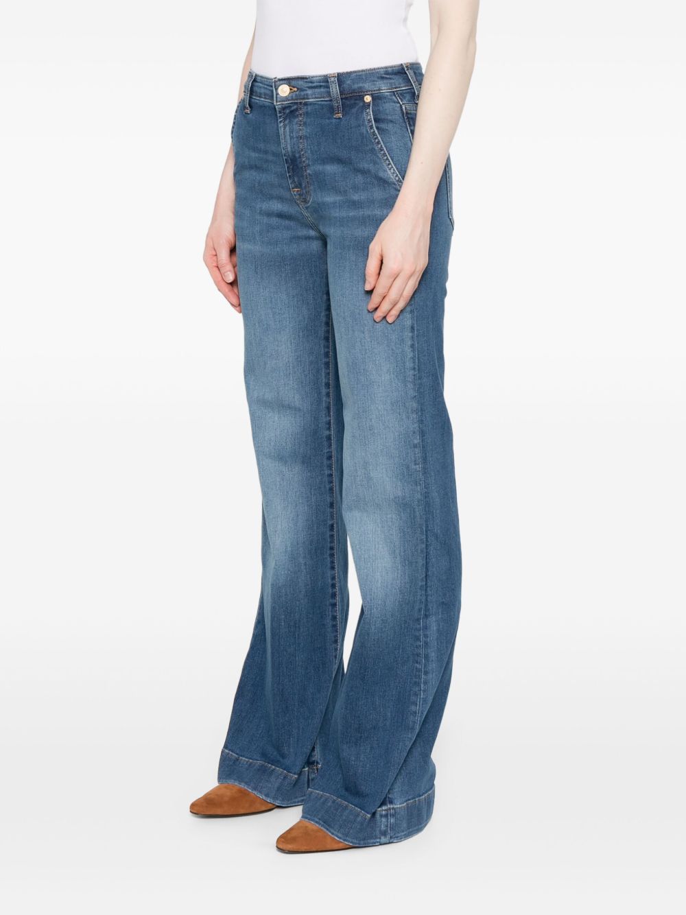 7 FOR ALL MANKIND High-Waisted Flared Jeans