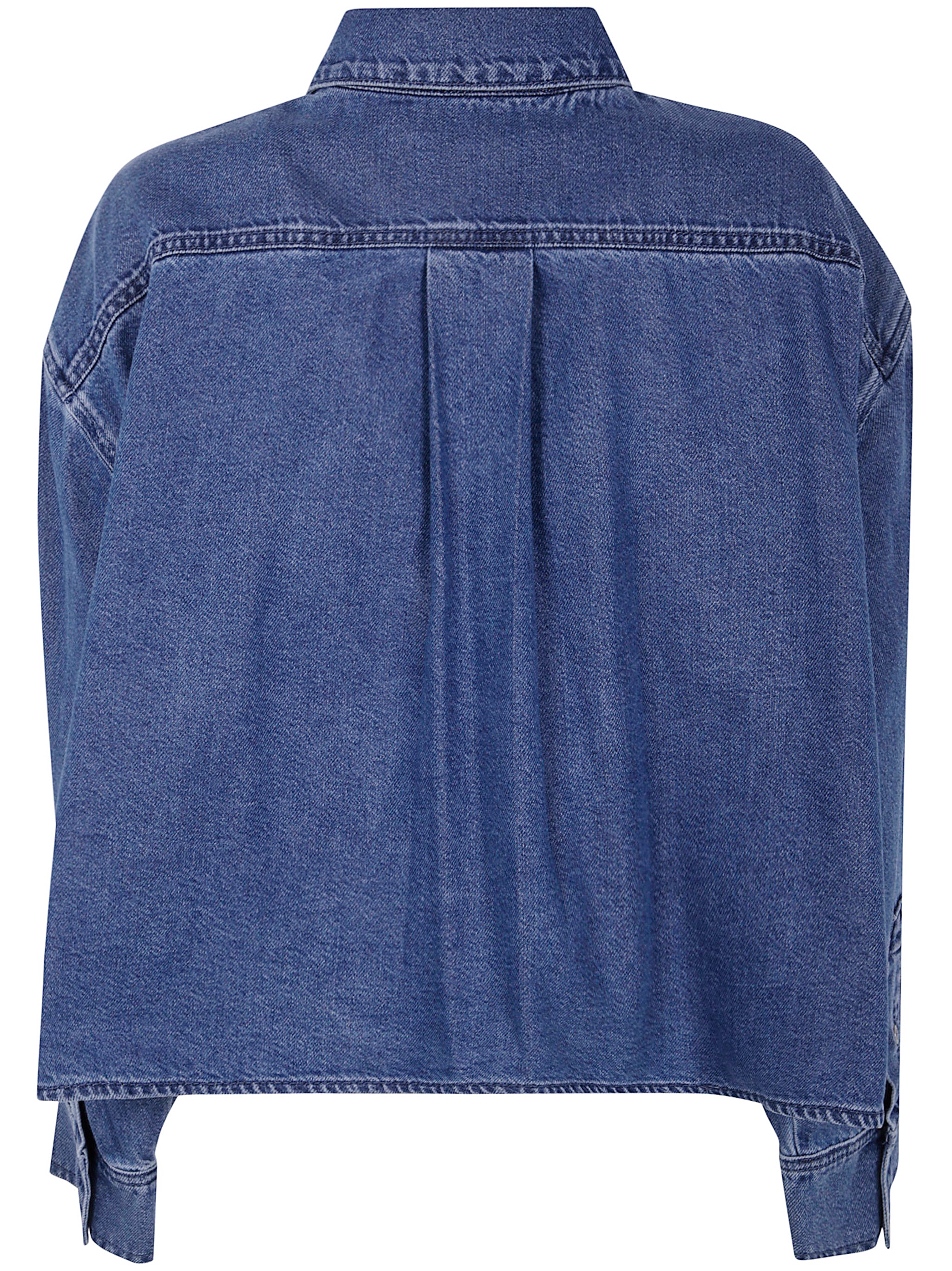 SEVEN Mini Cropped Denim Shirt