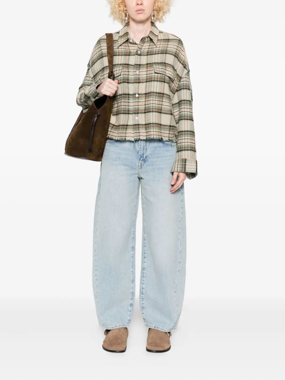 7 FOR ALL MANKIND High-Waisted Twisted Jeans