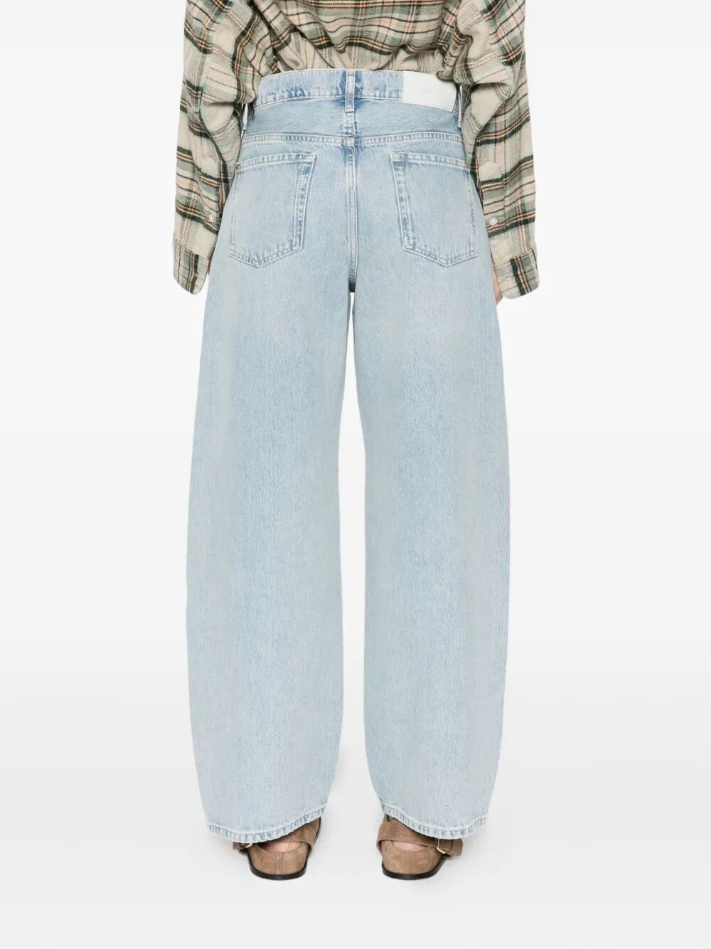 7 FOR ALL MANKIND High-Waisted Twisted Jeans