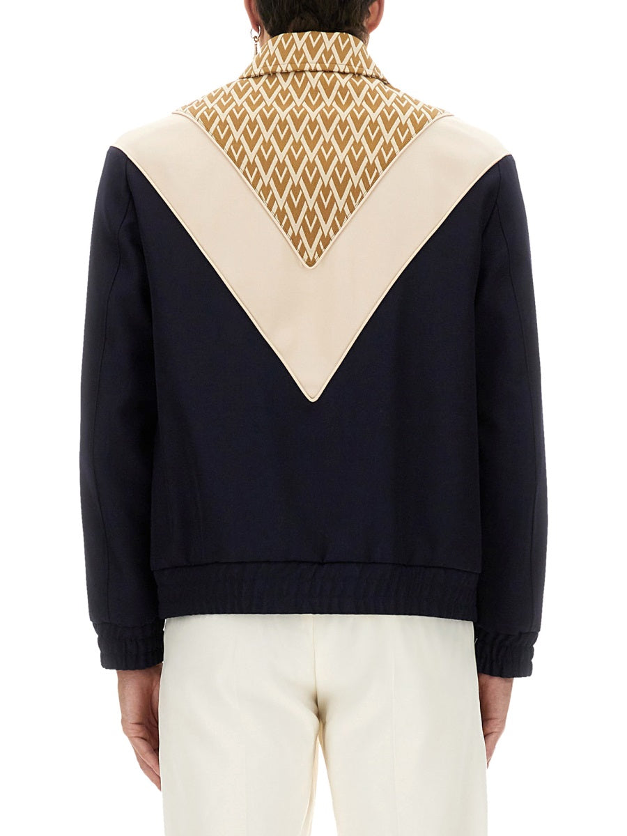 VALENTINO Multicolour Wool Sports Jacket for Men - FW25 Collection