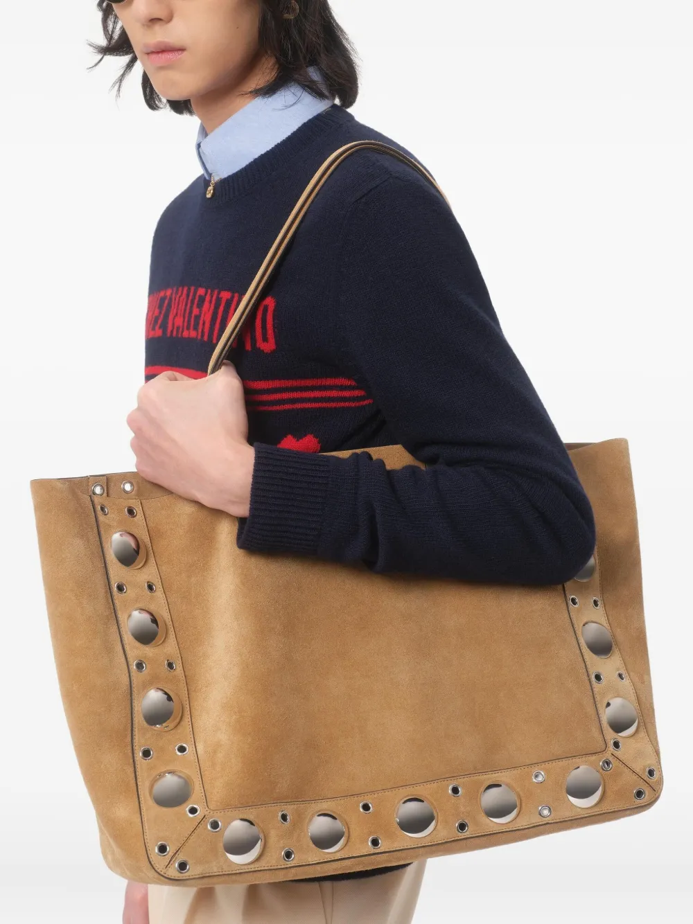 VALENTINO GARAVANI Men's Crew Neck Jumper - Medium