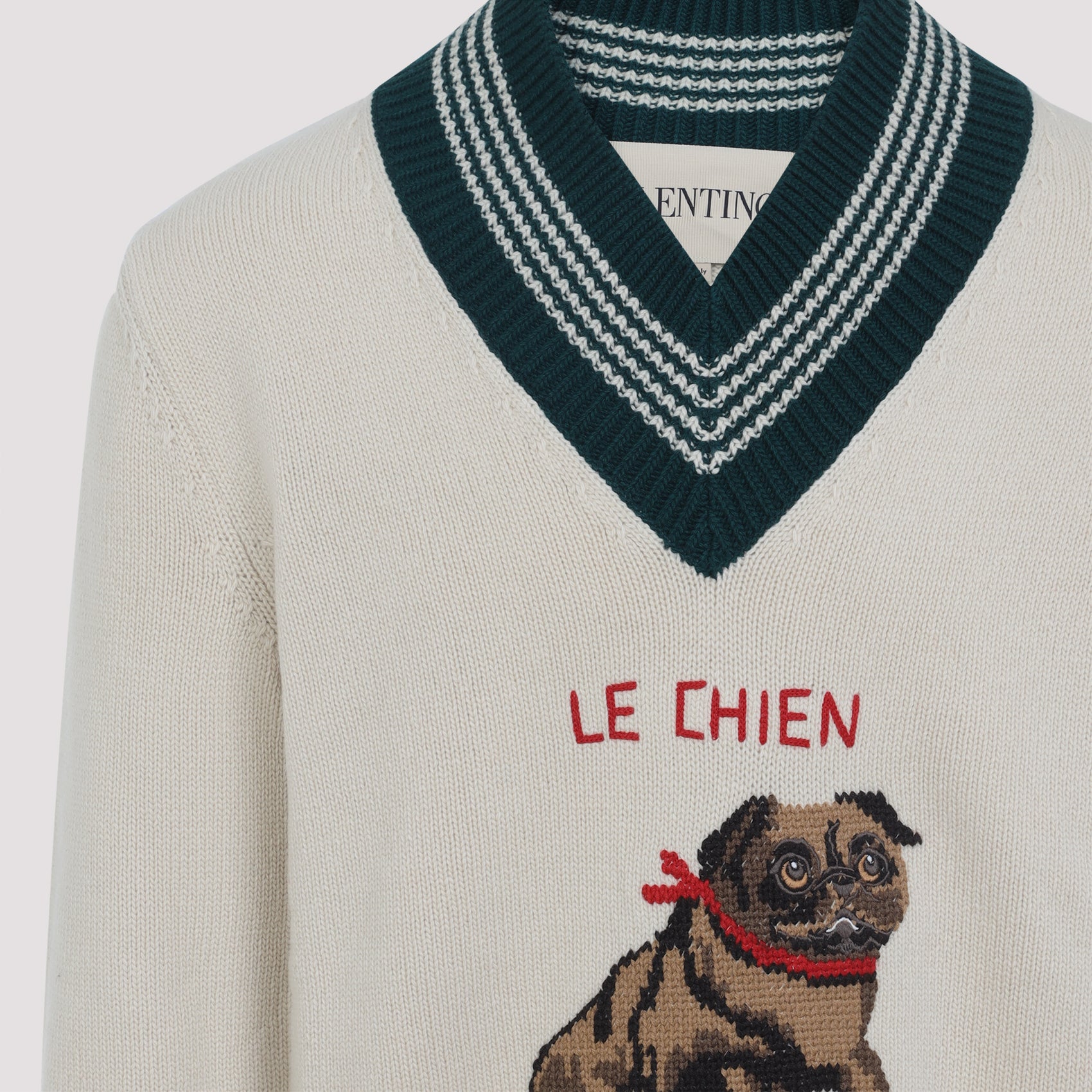 VALENTINO GARAVANI Men's Wool Sweater - Le Chien of The M