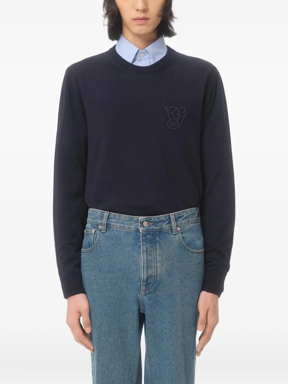 VALENTINO Men's Knitwear Sweater - Perfect for Fall/Winter 2025