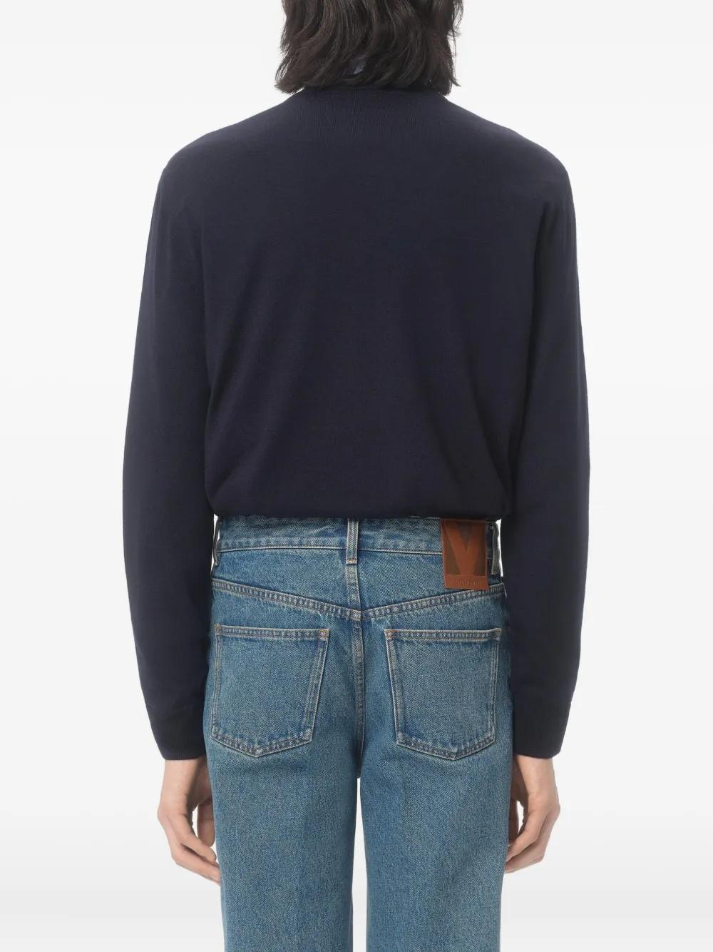 VALENTINO Men's Knitwear Sweater - Perfect for Fall/Winter 2025