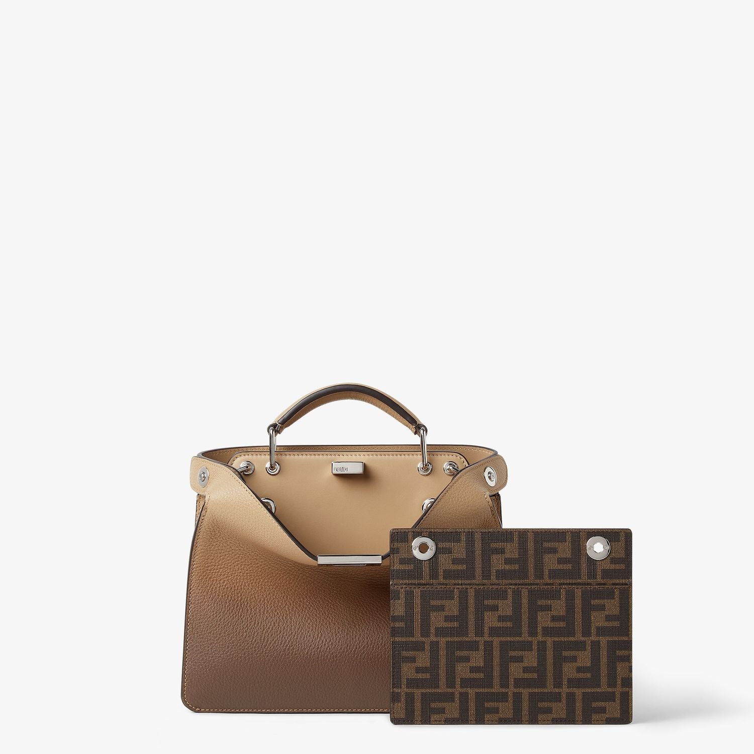 FENDI Mini Handbag with Twist-Lock Closure - FW25