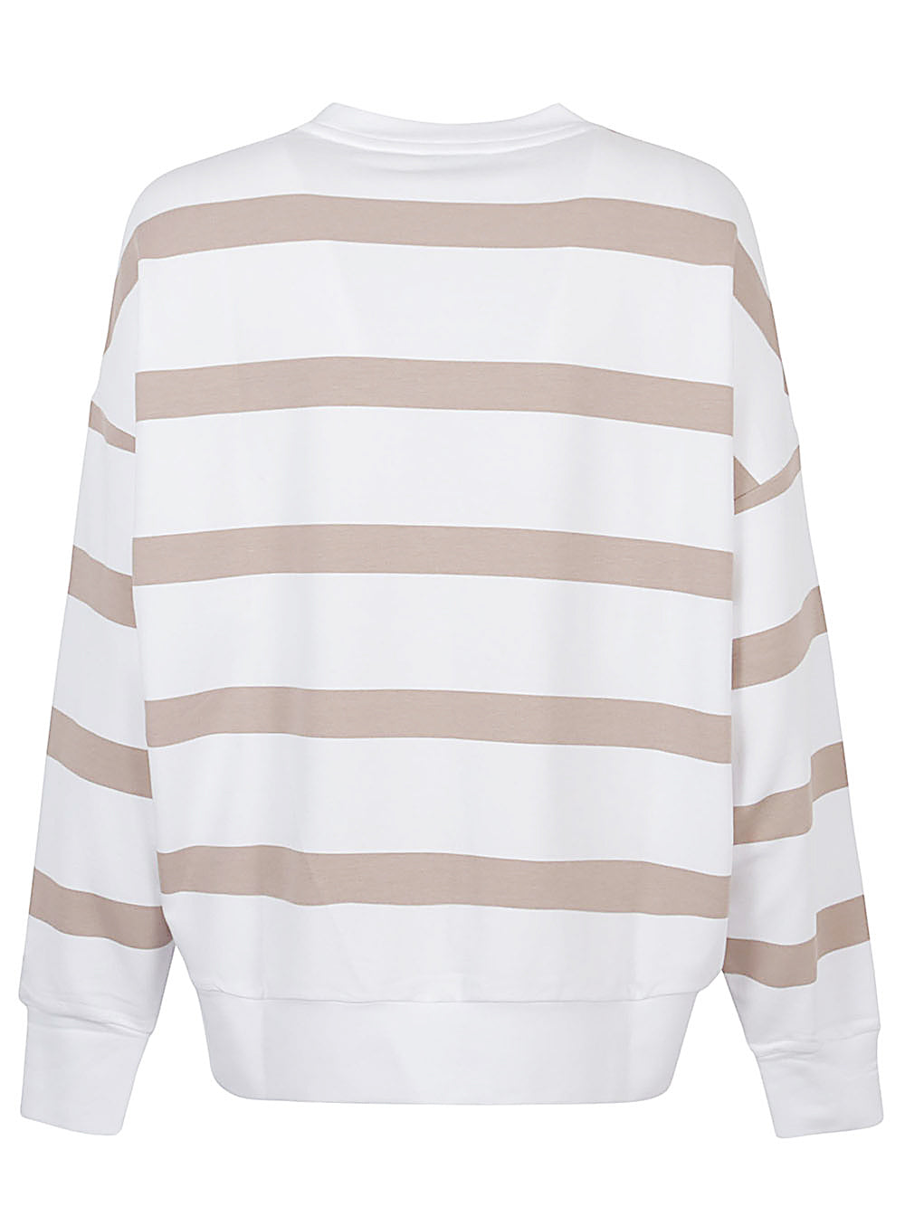 EA7 Stretch Cotton Crew-Neck Sweater