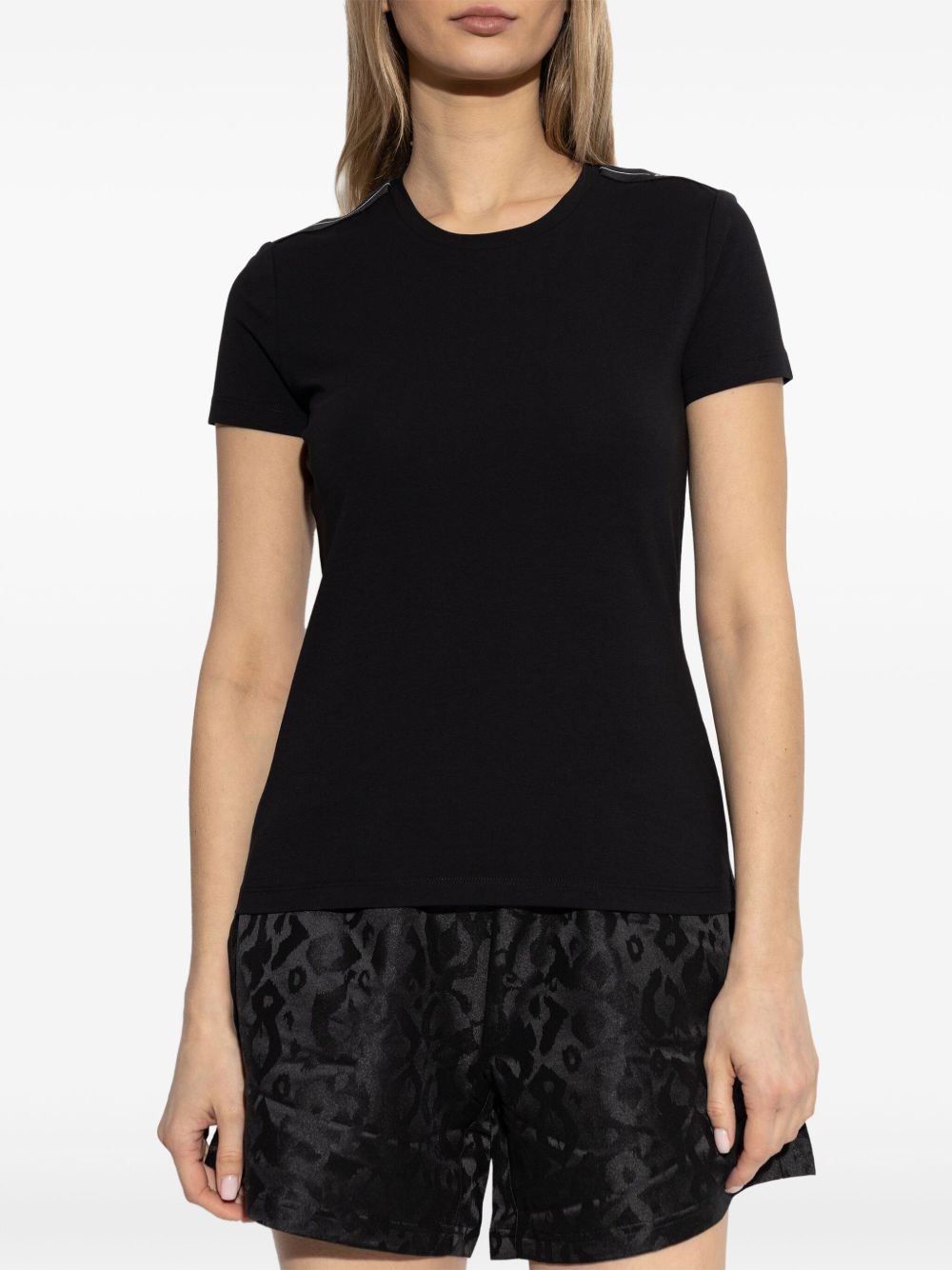 EA7 Logo Cotton T-Shirt for Women - SS25