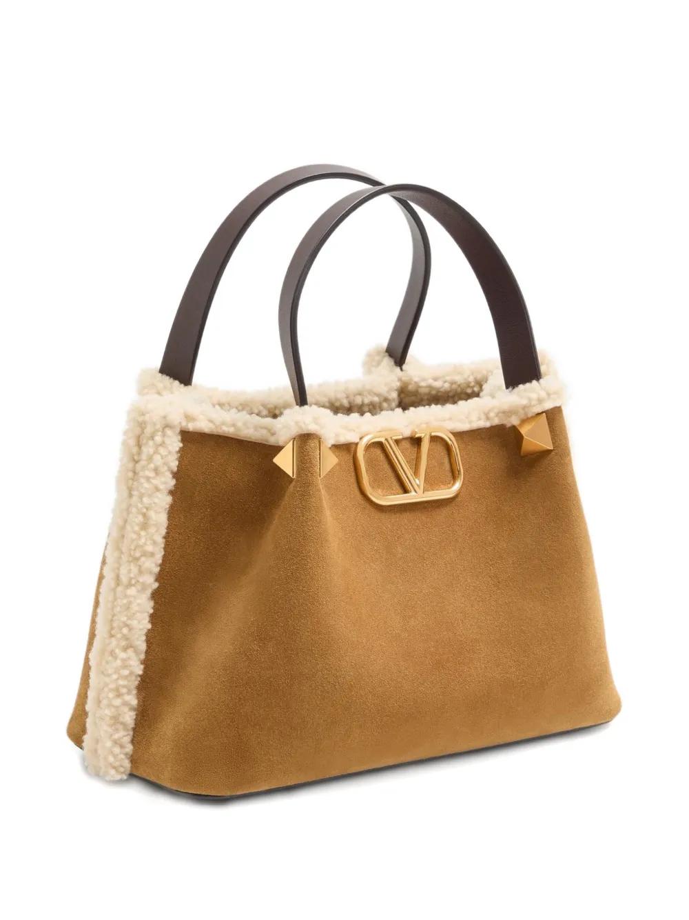 VALENTINO GARAVANI Mini Suede Tote Handbag
