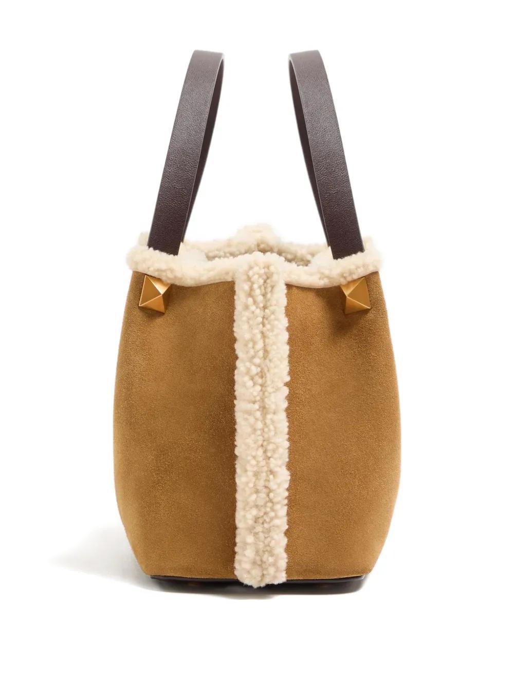 VALENTINO GARAVANI Mini Suede Tote Handbag