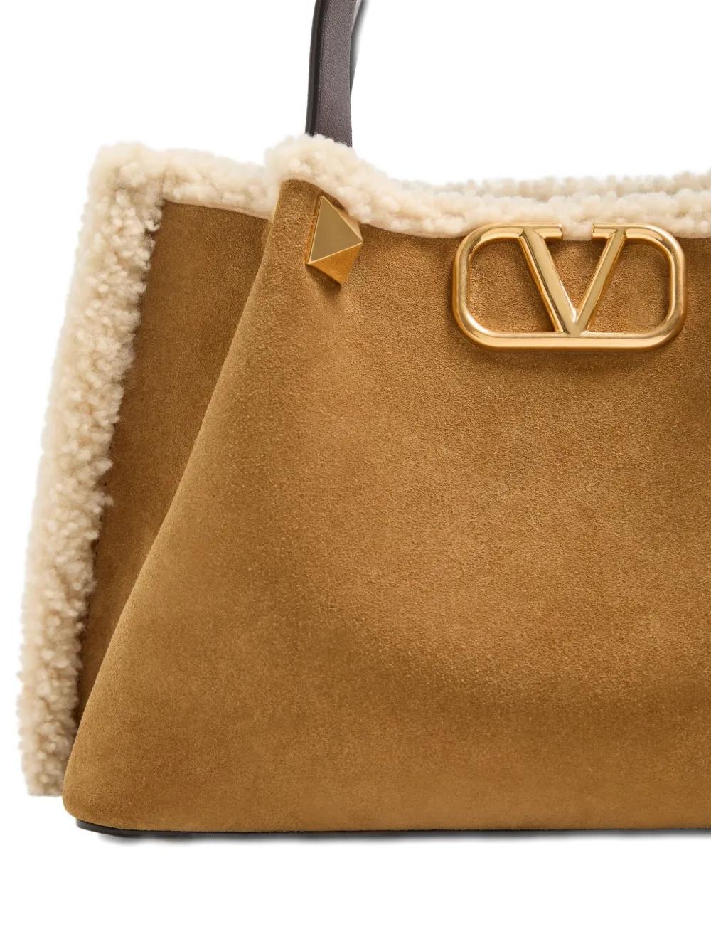 VALENTINO GARAVANI Mini Suede Tote Handbag