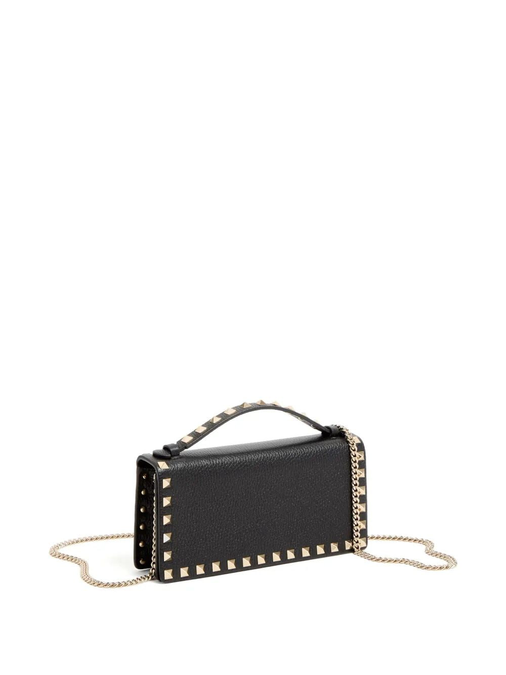 VALENTINO GARAVANI Mini Rockstud Wallet with Chain Strap