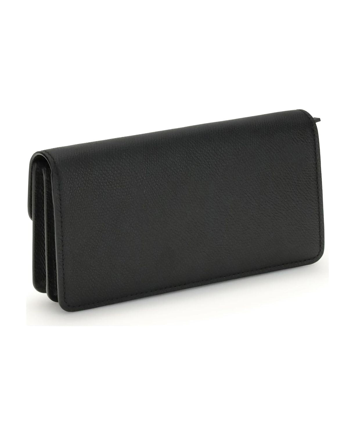 VALENTINO Mini Wallet with Strap | V Logo Signature
