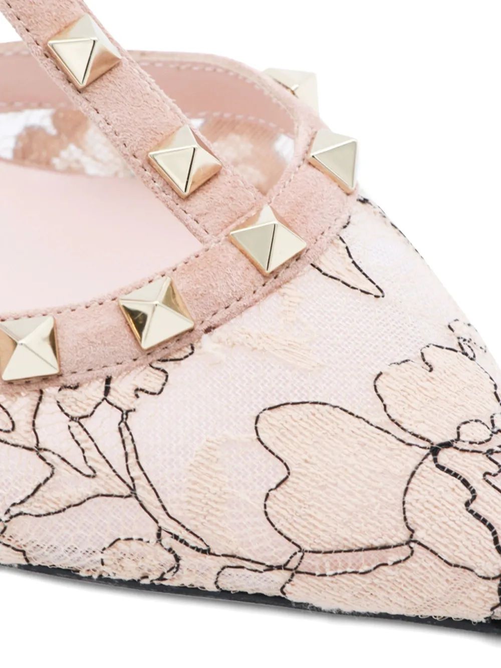 VALENTINO Ankle Strap Rockstud Pumps | T. 65