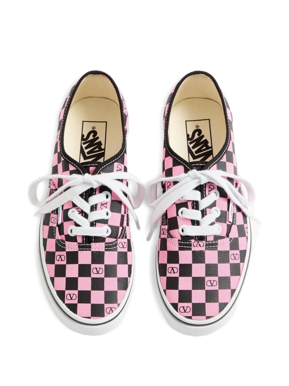 VALENTINO Logocheck Women's Sneakers - Mini Style