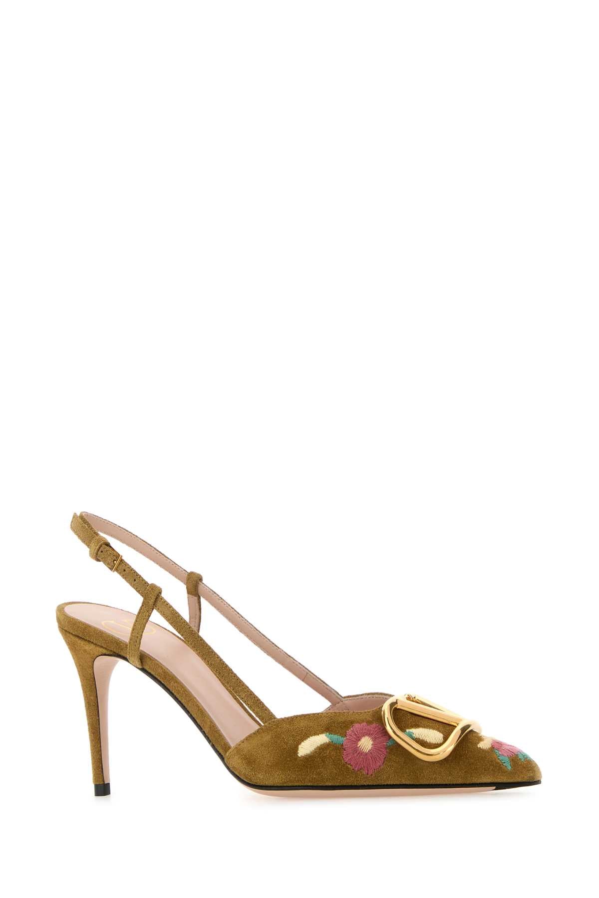VALENTINO GARAVANI Sling Back Pumps with Vlogo Signature